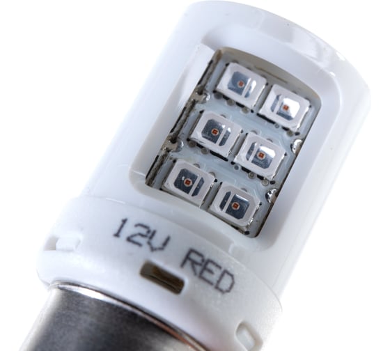 Автолампа PHILIPS P21W RED Ultinon LED 2шт 12V 11498ULRX2