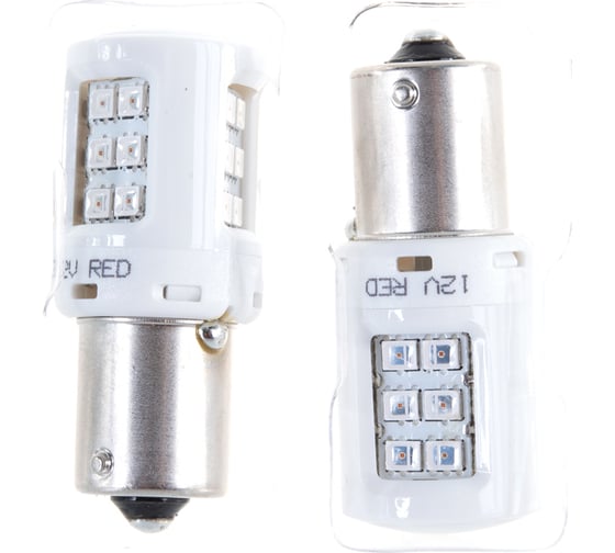 Автолампа PHILIPS P21W RED Ultinon LED 2шт 12V 11498ULRX2