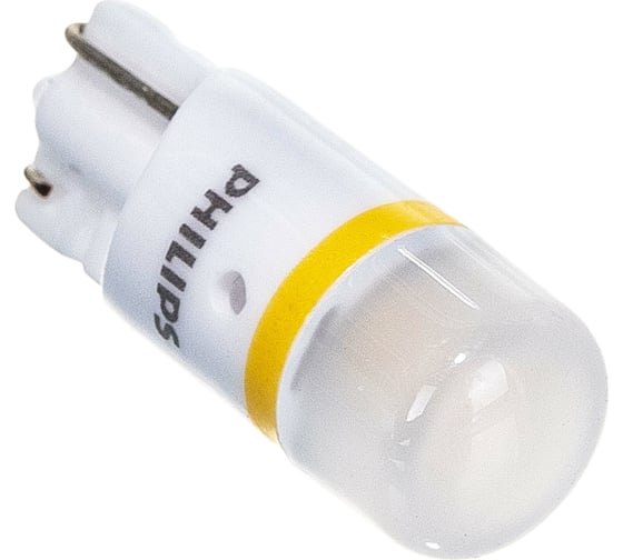 Автолампа PHILIPS T10W W2.1x9.5d X-tremeVision LED 4000K блистер, 2шт 12V 127994000KX2