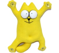 Игрушка "Котофаня" с присосками на стекло SNOOGY желтый SN-cat-big-fl-yel