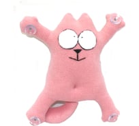 Игрушка "Котофаня" с присосками на стекло SNOOGY розовый SN-cat-big-fl-pink