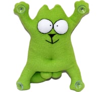 Игрушка "Котофаня-мачо" с присосками на стекло SNOOGY салатовый SN-catm-big-fl-limon