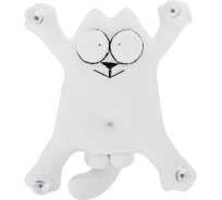 Игрушка "Котофаня-мачо" с присосками на стекло SNOOGY белый SN-catm-big-fl-wht