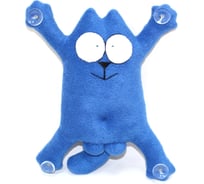 Игрушка "Котофаня-мачо" с присосками на стекло SNOOGY синий SN-catm-big-fl-blu
