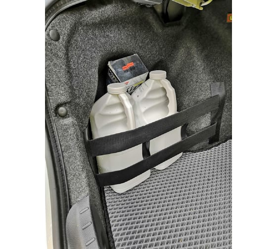 Крепление для вещей в багажнике на липучке SNOOGY 50 см, резинка SN-binding-50-blk-elast