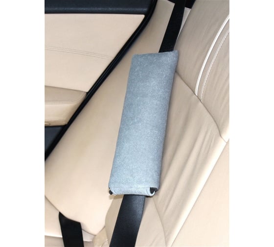 Подушка-накладка на ремень безопасности SNOOGY велюр SN-beltpillow-gr-velour