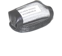 Кожаный чехол для брелока сигнализации SNOOGY Scher-Khan 7/8/9/10, черный Kc-lth-Sch.7/8-blk