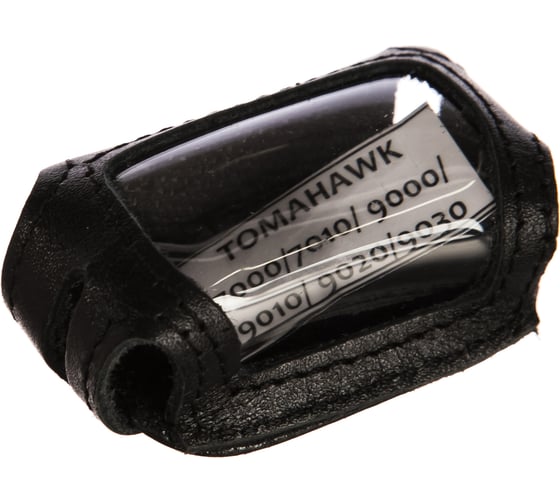 Кожаный чехол для брелока сигнализации SNOOGY Tomahawk 7000/7010/9000, черный Kc-lth-Tw.9010new-blk 1