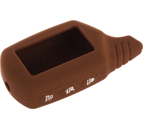 Силиконовый чехол для брелока сигнализации SNOOGY Star-Line B/A61/A91, коричневый Kc-slk-St.B/A91-brn