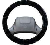 Оплетка SKYWAY Arctic-1 L черная, искусственный мех S01107020