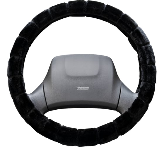 Оплетка SKYWAY Arctic-1 L черная, искусственный мех S01107020 1