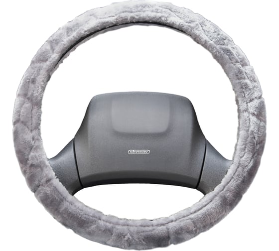 Оплетка SKYWAY Arctic-2 L серая, искусственный мех S01107014 1