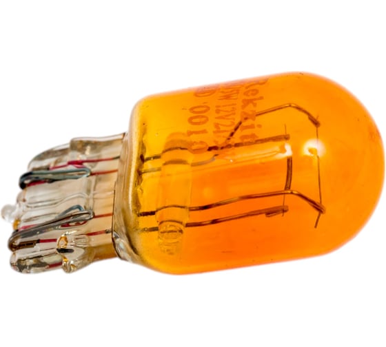 Лампа накаливания Rekzit T20 12V21/5W WY21/5W Желтое покрытие (10шт. в упаковке) 90323