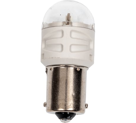 Автомобильная светодиодная лампа МАЯК T25 патрон BA15S для противотуманных фар, стоп-сигналов, указателей поворота 12T25-W/SL13/2BL