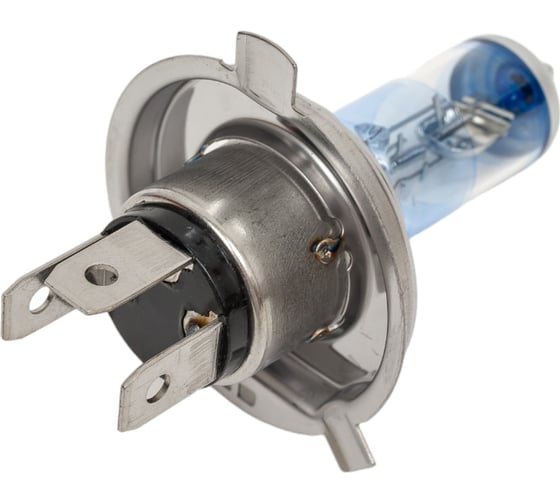 Автомобильная галогенная лампа МАЯК H4, 12V, 60/55W P43t White Vision +150%  ULTRA, 2 шт. 82420WV+150