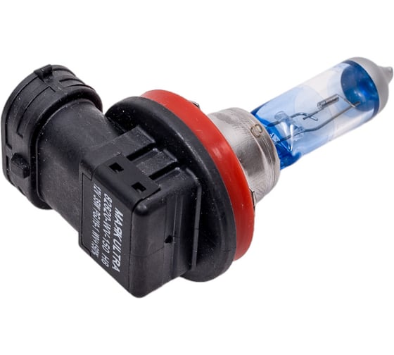 Автомобильная галогенная лампа МАЯК H8, 12 В, 35 Вт, PGJ19-1, White Vision +150% ULTRA, 2 шт. 82820WV+150