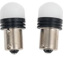 Автомобильные светодиодные лампы МАЯК T25, BA15s, 6SMD (2835) AC12В, Super White, 2 шт. 12T25/BLK12/2BL