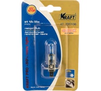 Автолампа KRAFT H1 12v55w P14.5s Pro+80%more light KT 700106