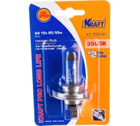 Автолампа KRAFT H4 12v 60/55w P43t Pro Long Life KT 700121