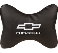 Подушка на подголовник SKYWAY sw 30х20 экокожа, черная chevrolet S08002019