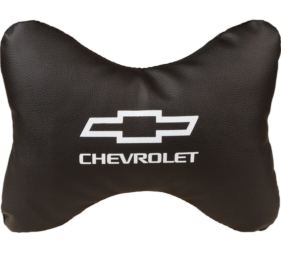 Подушка на подголовник SKYWAY sw 30х20 экокожа, черная chevrolet S08002019 1