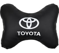 Подушка на подголовник SKYWAY sw 30х20 экокожа, черная toyota S08002027