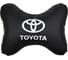 Подушка на подголовник SKYWAY sw 30х20 экокожа, черная toyota S08002027 1