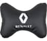 Подушка на подголовник SKYWAY sw 30х20 экокожа, черная renault S08002026 1