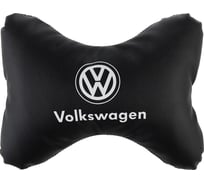 Подушка на подголовник SKYWAY sw 30х20 экокожа, черная volkswagen S08002014