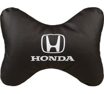 Подушка на подголовник SKYWAY sw 30х20 экокожа, черная honda S08002020
