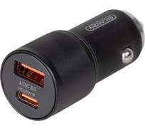Зарядное устройство SKYWAY адаптер 12/24v, 25w, usb type-c (pd) черный S04601016