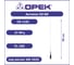 Автомобильная антенна для раций Opek CB-1181 (27 МГц) без магнита 00008234 2