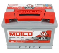 Аккумуляторная батарея Mutlu SFB M2 6СТ-60.0 низкий LB2.60.051.A