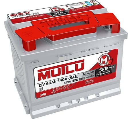 Аккумуляторная батарея Mutlu SFB M2 6СТ-60.1 L2.60.051.B