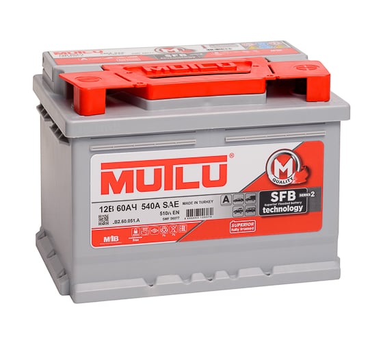 Аккумуляторная батарея Mutlu SFB M2 6СТ-60.1 L2.60.051.B