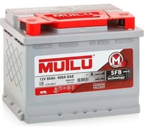 Аккумуляторная батарея Mutlu SFB M3 6СТ-60.0 низкий LB2.60.054.A