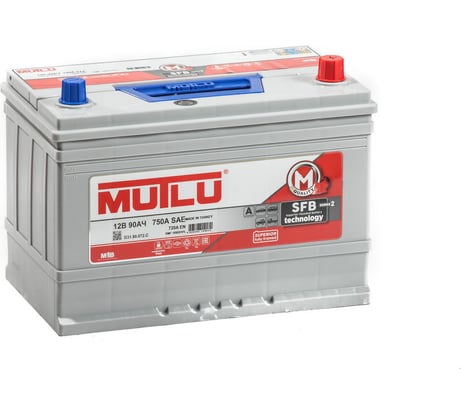 Аккумуляторная батарея Mutlu SFB M2 6СТ-90.0 105D31FL бортик D31.90.072.C