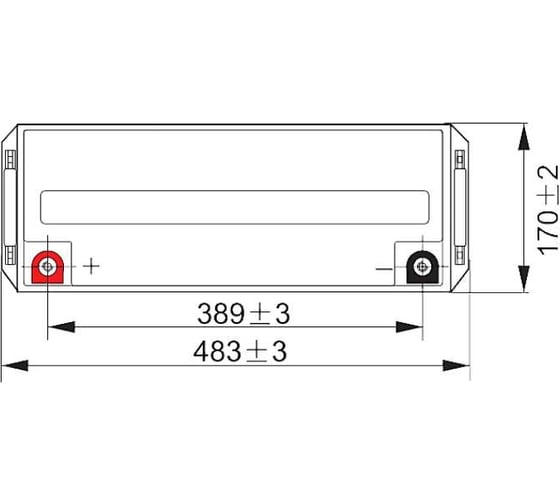 Тяговый аккумулятор для лодочного электромотора литиевый WBR (LiFePO4) MBLi12-150 WBR