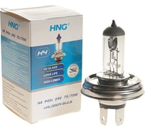Автолампа HNG H4 75/70 P45t 24V HNG-24445
