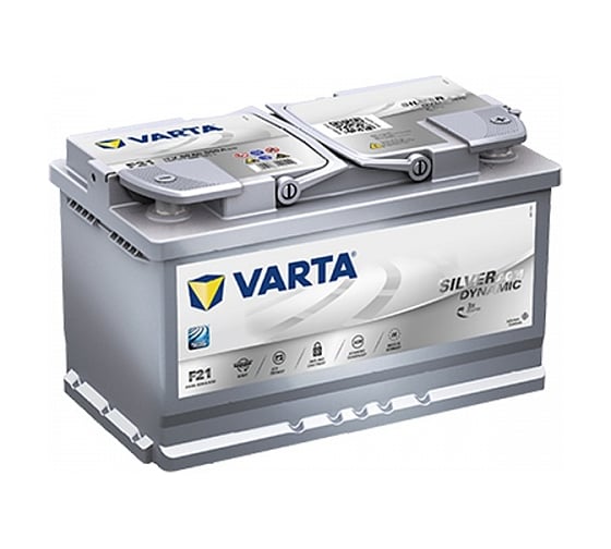 Аккумуляторная батарея VARTA 6СТ80 SILVER DYN AGM 580 901 080 D85 2 F2