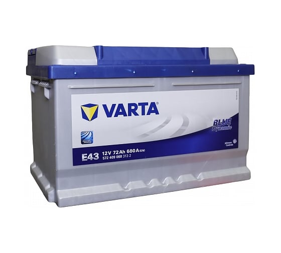 Аккумуляторная батарея VARTA 6СТ72з 572 409 068 313 2 E4