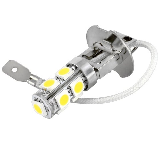 Автолампа SKYWAY диод H3, 9 SMD диодов 1-конт белая S08201013
