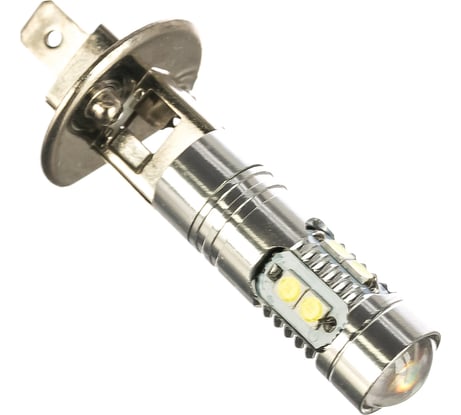 Автолампа диод SKYWAY H1, 12/24V 10 SMD диодов 1-конт Белая(в компл. 2 шт.) S0820203