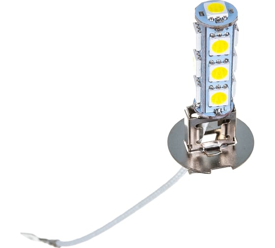 Автолампа SKYWAY диод H3, 24V 13 SMD диодов 1-конт, белая S08202026