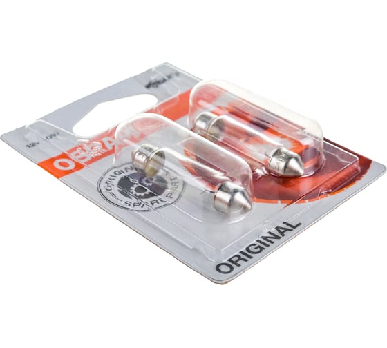 Автолампа OSRAM C10W SV8.5,8 41мм, 2шт 12V ,1,10 6411-2BL