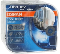 Автолампа OSRAM HB3,9005 60 P20d+20% BLUE INTENSE, 2 шт. 4200K 12V, 1, 10, 100 9005CBI-HCB