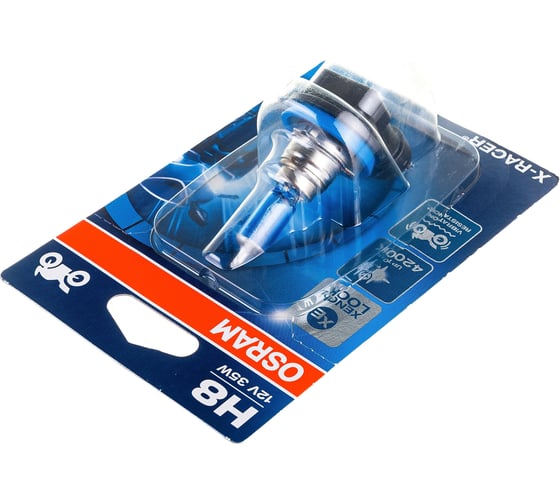 Автолампа OSRAM H8 35 PGJ19-1 X-RACER XENON 4200К 12V, 1, 10 64212XR-01B