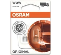 Автолампа OSRAM W3W W2.1 9.5d 24V, 2 шт, 1, 10, 50 2841-02B