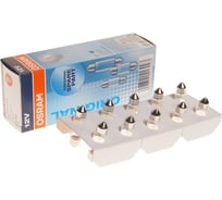 Автолампа OSRAM C5W SV8.5.8 ULTRA LIFE 12V, 1, 10 6418ULT
