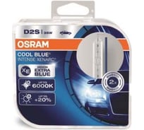 Автолампа Osram D2S 35 P32d-2+20 XENON BLUE INTENSE 6000K, 2шт 85V ,1,10 66240CBI-HCB